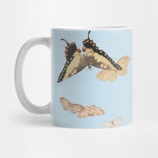 Moths and Butterflies sketch Mug